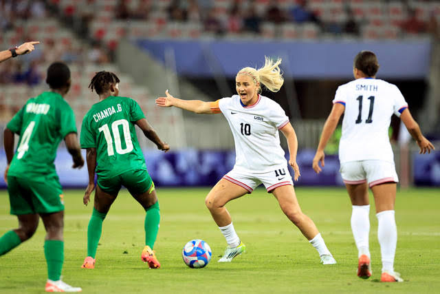 PARIS OLYMPICS 2024: ZAMBIA LOSE 3-1 TO USA AS WOMENS FOOTBALL COMMENCE