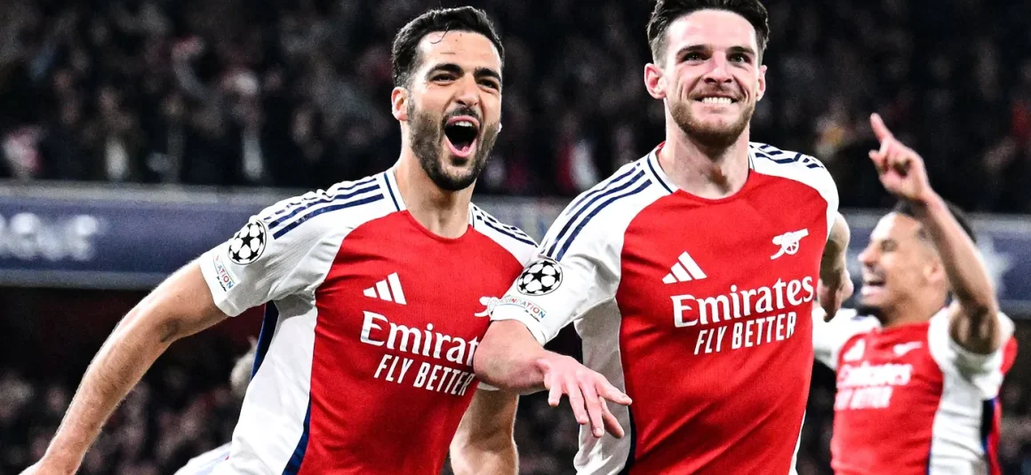 “Rice’s Free-Kick Masterclass Fires Arsenal to Historic 3-0 Victory Over Real Madrid”