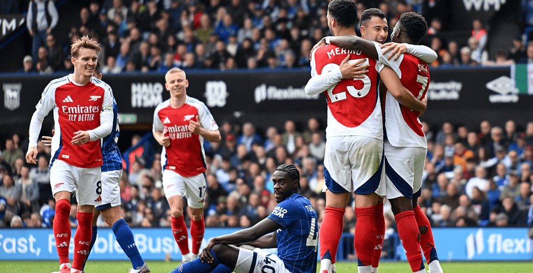 Gunners Delay Liverpool’s Title Party While Pushing Ipswich Closer to Relegation