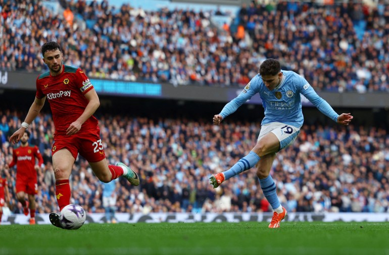 “Champions League Dreams Clash with History-Makers: Man City Host Red-Hot Wolves”
