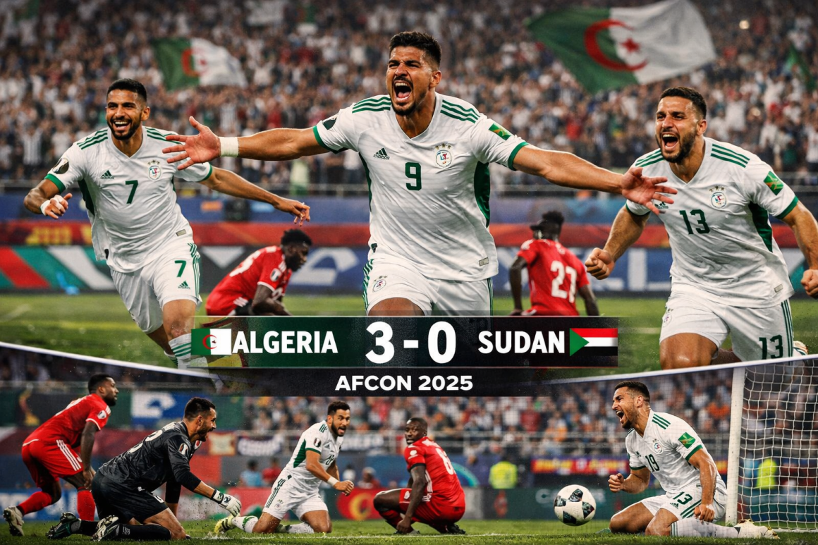 Desert Storm in Full Flow: Algeria Sweep Aside Sudan 3–0