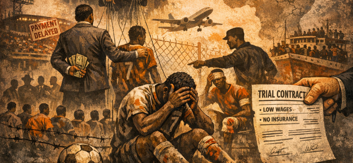 ENDURANCE FOR SALE: WHY AFRICAN FOOTBALLERS ARE EASY TO EXPLOIT ENDURANCE FOR SALE: WHY AFRICAN FOOTBALLERS ARE EASY TO EXPLOIT